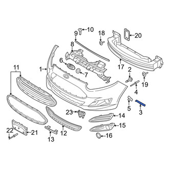 Ford OE - Front Right Bumper Cover Bracket