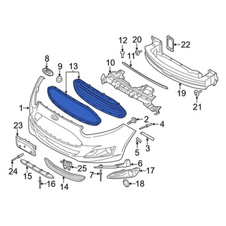 Ford OE - Front Upper Grille