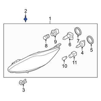 Ford OE - Headlight Mounting Screw