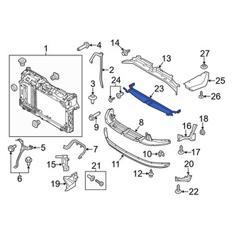 Ford OE - Front Left Radiator Support Air Deflector