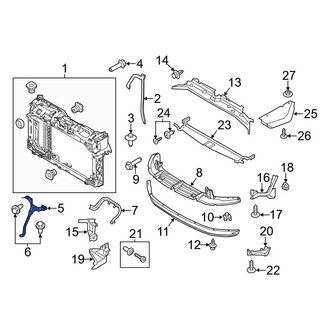 Ford OE - Hood Latch Support