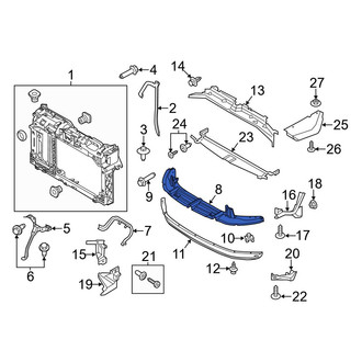 Ford OE - Front Lower Radiator Support Air Deflector