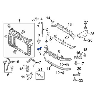 Ford OE - Radiator Support Air Deflector Screw