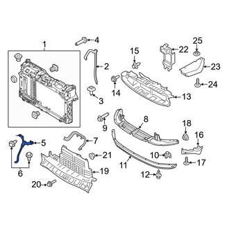 Ford OE - Hood Latch Support