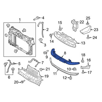Ford OE - Front Lower Radiator Support Air Deflector