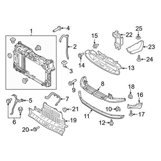 Ford OE - Radiator Support (1.0L)