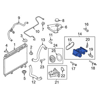 Ford OE - Engine Coolant Outlet Flange