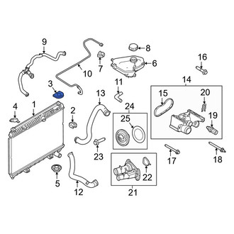 Ford OE - Upper Radiator Insulator