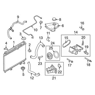 Ford OE - Cooling - Radiator & Components
