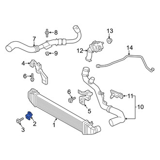Ford OE - Lower Intercooler Bracket