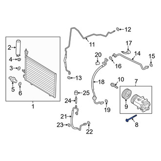 Ford OE - A/C Compressor Bolt