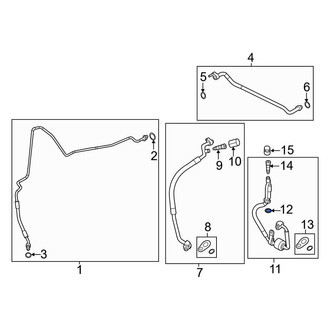 Ford OE - Upper A/C Line O-Ring