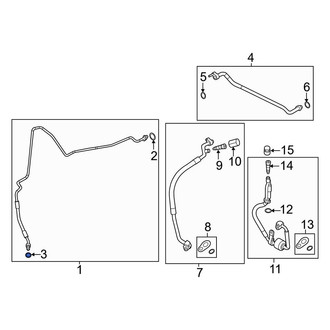 Ford OE - Lower A/C Line O-Ring