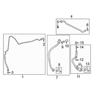 Ford OE - Rear A/C Line O-Ring