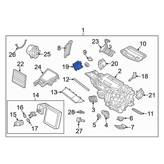 Ford OE - HVAC Blend Door Actuator