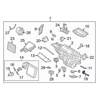 Ford OE - A/C Evaporator Temperature Sensor