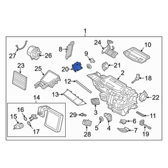 Ford OE - HVAC Blend Door Actuator