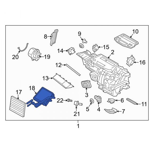 HVAC Heater Core