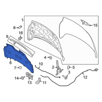 Ford OE - Hood Insulation Pad