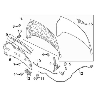 Ford OE - Hood & Components