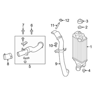 Ford OE - Cooling - Intercooler (1.0L)