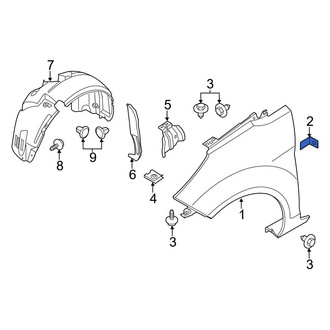 Ford OE - Rear Fender Bracket