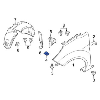 Ford OE - Fender Nut