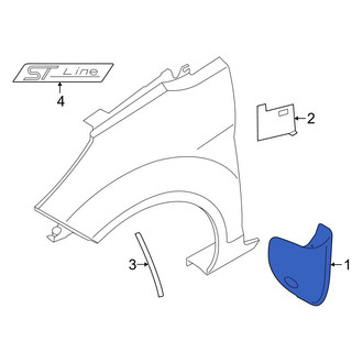 Ford OE - Front Mud Flap