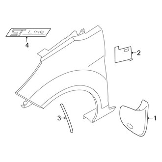 Ford OE - Fender - Exterior Trim