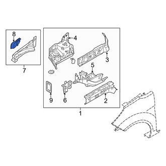 Ford OE - Rear Fender Bracket
