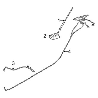 Ford OE - Electrical - Antenna (W/O Sync)