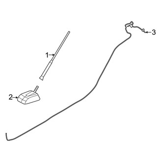 Ford OE - Electrical - Antenna (W/O Sync)