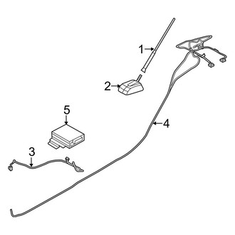Ford OE - Electrical - Antenna (With Sync)