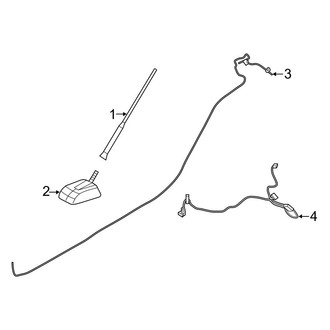 Ford OE - Electrical - Antenna (With Sync)