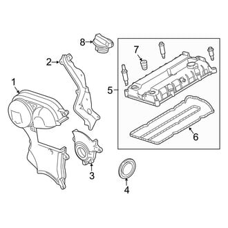 Ford OE - Engine / Transaxle - Valve & Timing Covers (S / SE / SEL / SES)