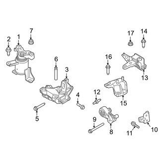 Ford OE - Engine / Transaxle - Engine & Transmission Mounting (1.6L Gas Automatic Dual Clutch Tr)