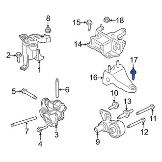 Ford OE - Upper Automatic Transmission Mount Bolt