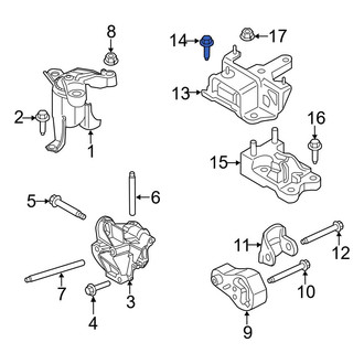 Ford OE - Upper Automatic Transmission Mount Bolt
