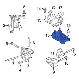 Ford OE - Lower Engine Mount Support Bracket