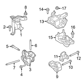 Ford OE - Engine / Transaxle - Engine & Transmission Mounting (1.6L Gas Automatic Dual Clutch Tr)