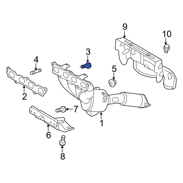 Exhaust Manifold Bolt