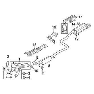 Ford OE - Exhaust System - Exhaust Components
