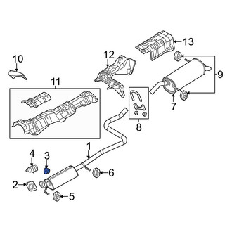 Ford OE - Exhaust Manifold Nut