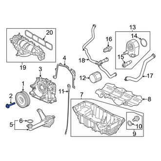 Ford OE - Engine Crankshaft Pulley Bolt