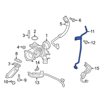 Ford OE - Turbocharger Coolant Line