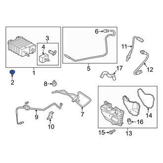 Ford OE - Vapor Canister Nut