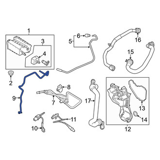 Ford OE - Evaporative Emissions System Lines