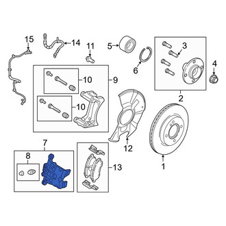 Ford OE - Front Right Disc Brake Caliper