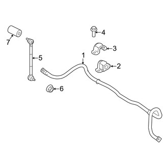 Ford OE - Front Suspension - Stabilizer Bar & Components
