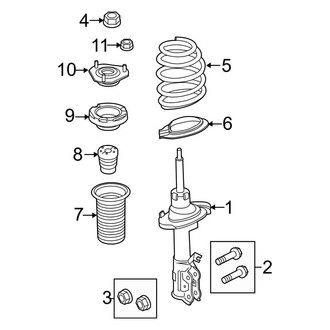 Ford OE - Front Suspension - Struts & Components